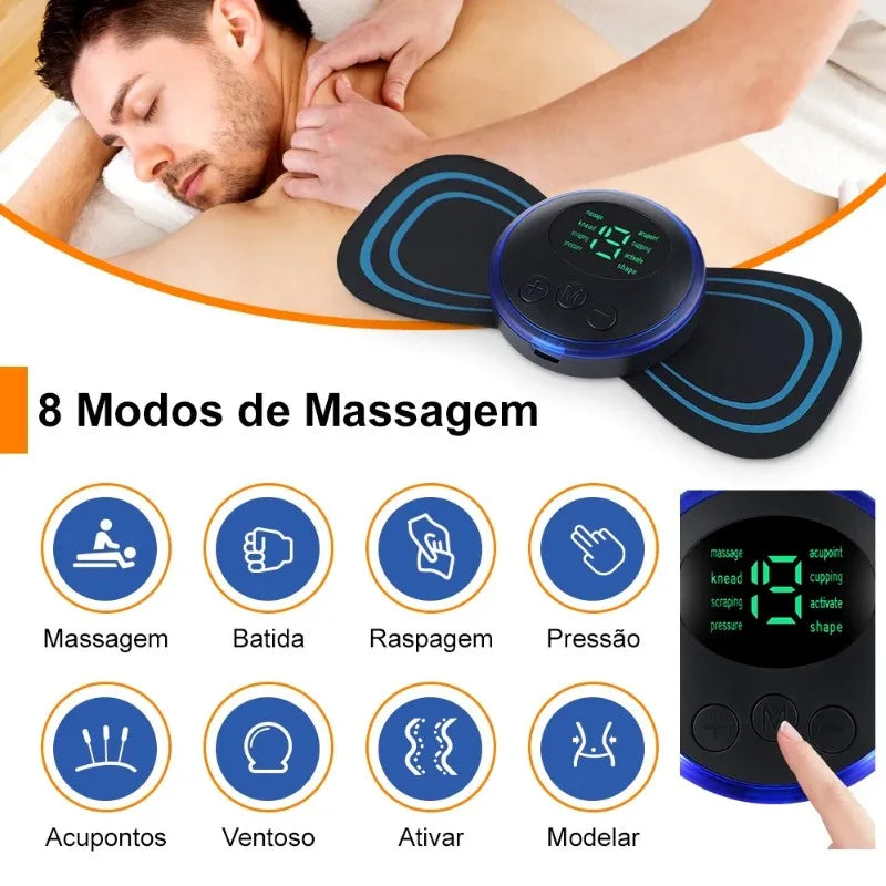 Mini Massageador Portátil EMS