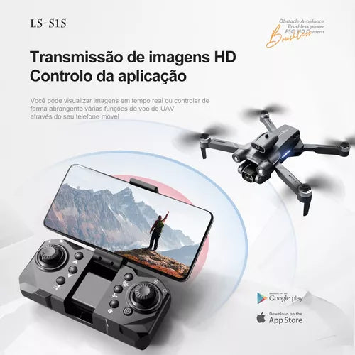 Mini Drone S1S com Câmera 8K