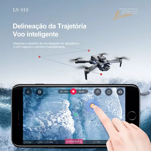 Mini Drone S1S com Câmera 8K