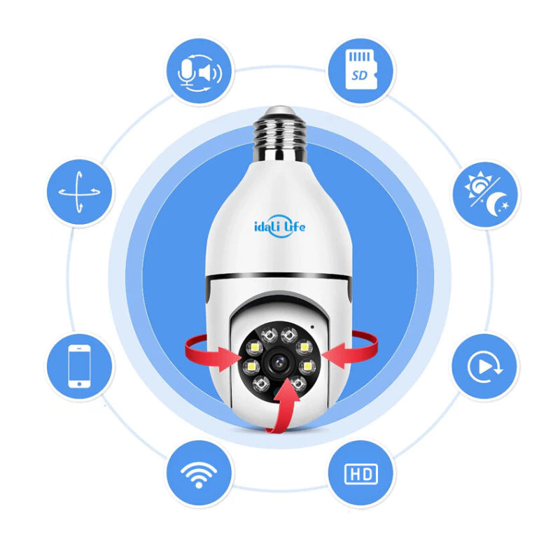 Câmera de Segurança WiFi 360º