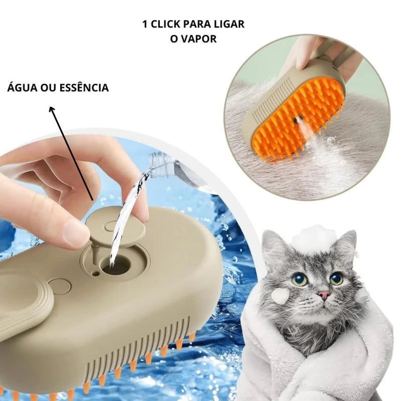 Escova Elétrica para Cães e Gatos