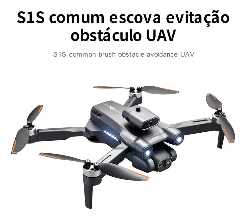 Mini Drone S1S com Câmera 8K