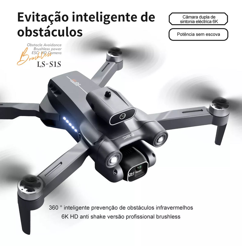 Mini Drone S1S com Câmera 8K