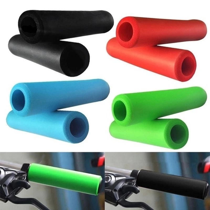 Manoplas de Silicone Antiderrapantes para Bicicleta